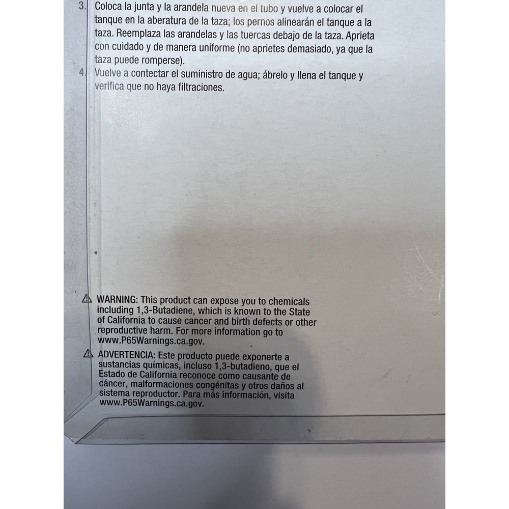 Danco 88912 Tank To Bowl Spud Gasket For American Standard Toilets, Rubber, Blac - Picture 6 of 6
